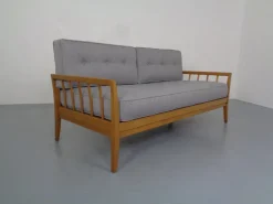 Pamono Mid-Century Modern German Cherrywood Daybed by Walter Knoll for Knoll Antimott, 1950s Online