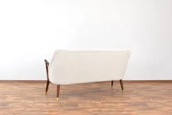Pamono Mid-Century Modern Norwegian Teak and Boucle Sofa, 1960s Hot