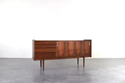 Pamono Mid-Century Modern Polish Walnut Sideboard from Bytom Furniture Factory, 1960s