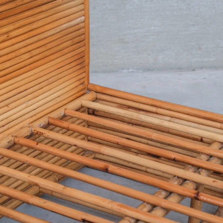 Pamono Mid-Century Modern Rattan Daybed, 1950s Hot