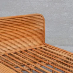 Pamono Mid-Century Modern Rattan Daybed, 1950s Hot