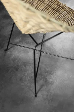 Pamono Mid-Century Modern Round Woven Bamboo Armchair, Germany, 1960s Hot