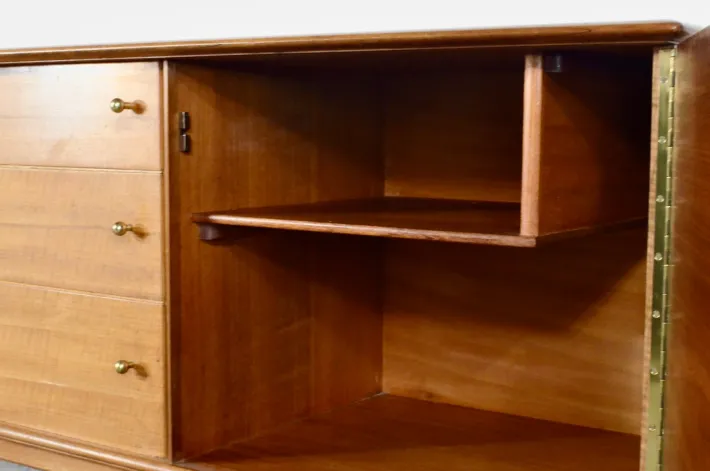 Pamono Mid-Century Modern Satinwood Sideboard by Alfred Cox, 1960s Best