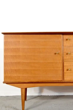 Pamono Mid-Century Modern Satinwood Sideboard by Alfred Cox, 1960s Best