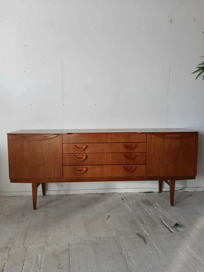 Pamono Mid-Century Modern Sideboard in Teak from Beautility, United Kingdom, 1962 Online