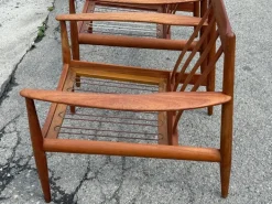 Pamono Mid-Century Modern Teak Lounge Chairs attributed to Grete Jalk for France & Søn / France & Daverkosen, Denmark, 1960s, Set of 2 Hot