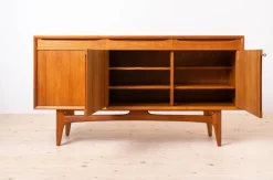 Pamono Mid-Century Modern Teak Sideboard from Bruksbo, Norway, 1950s