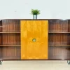 Pamono Mid-Century Modern Vitrine Highboard in Birch