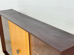 Pamono Mid-Century Modern Vitrine Highboard in Birch