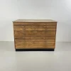 Pamono Mid-Century Plan Chest with Brass D Handles from Staverton Clearance