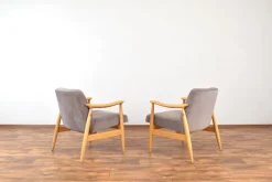 Pamono Mid-Century Polish Lounge Chairs by J. Kędziorek, 1960s, Set of 2 Clearance