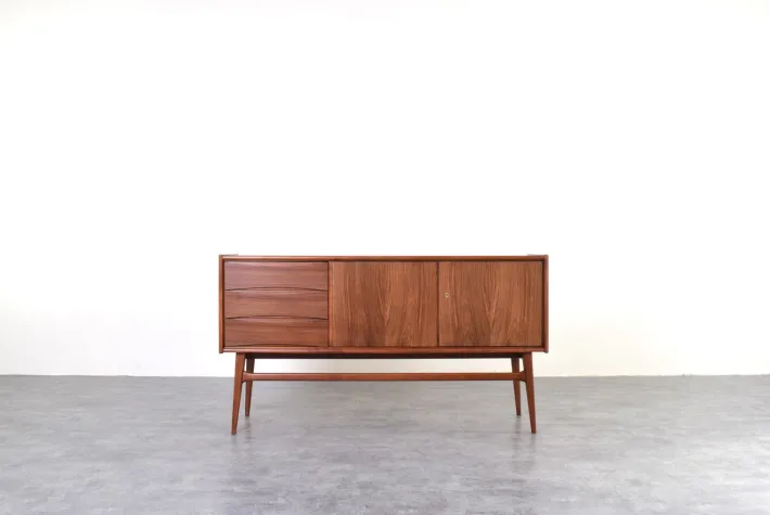 Pamono Mid-Century Polish Walnut Sideboard, 1960s Clearance