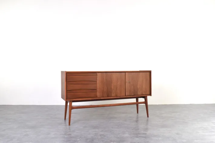 Pamono Mid-Century Polish Walnut Sideboard, 1960s Clearance
