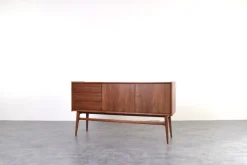 Pamono Mid-Century Polish Walnut Sideboard, 1960s Clearance
