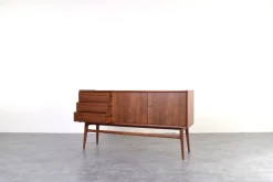 Pamono Mid-Century Polish Walnut Sideboard, 1960s Clearance