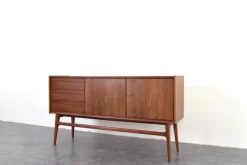Pamono Mid-Century Polish Walnut Sideboard, 1960s Clearance