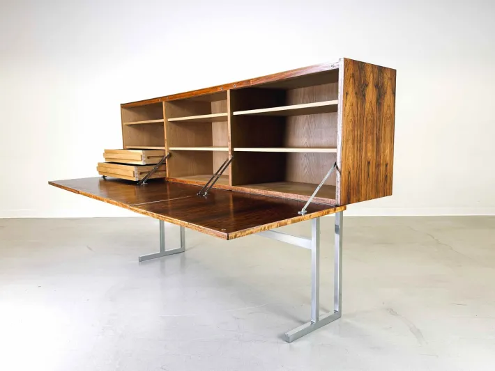 Pamono Mid-Century Rosewood Sideboard by Georg Satink Wk Möbel, 1960s New