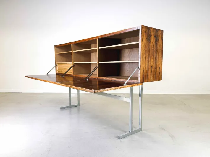 Pamono Mid-Century Rosewood Sideboard by Georg Satink Wk Möbel, 1960s New