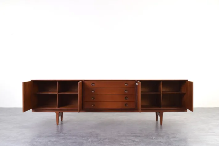 Pamono Mid-Century Teak Sideboard by Rolf Rastad & Adolf Relling for Gustav Bahus, 1960s Hot