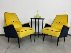 Pamono Mid-Century Yellow Armchairs, 1950s, Set of 2 Discount