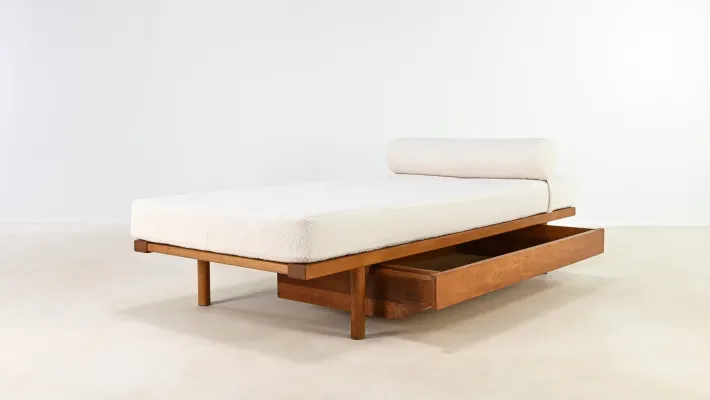 Pamono Model 190 Daybed by Børge Mogensen for Fredericia, Denmark, 1950s Hot