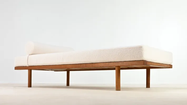 Pamono Model 190 Daybed by Børge Mogensen for Fredericia, Denmark, 1950s Hot