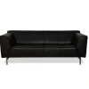 Pamono Model 318 Linea 3-Seater Sofa in Black Leather from Rolf Benz Discount