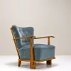 Pamono Model 1590 Lounge Chair by Fritz Hansen, Denmark, 1940s Discount