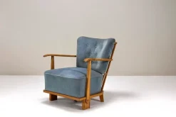Pamono Model 1590 Lounge Chair by Fritz Hansen, Denmark, 1940s Discount
