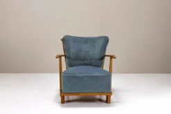 Pamono Model 1590 Lounge Chair by Fritz Hansen, Denmark, 1940s Discount