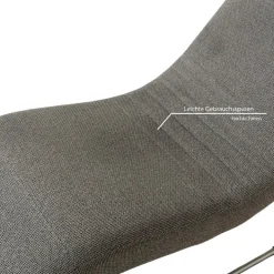Pamono Model 680 Lounger in Grey Fabric from Rolf Benz New