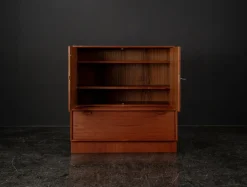 Pamono Model 523 Modular Sideboard in Teak by Heinrich Riestenpatt for Skand. Möbel Häkli Rt Möbel, 1960s, Set of 2 Sale