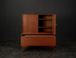 Pamono Model 523 Modular Sideboard in Teak by Heinrich Riestenpatt for Skand. Möbel Häkli Rt Möbel, 1960s, Set of 2 Sale