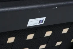 Pamono Model 236/3 3-Seater Sofa in Black Leather and Black Oak attributed to Hans J. Wegner for Getama Outlet