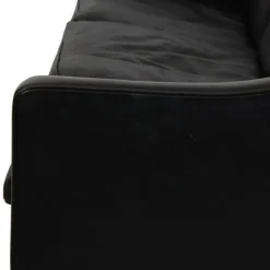 Pamono Model 2209 2-Seater Sofa in Black Leather by Børge Mogensen, 2000s, 1980s Discount