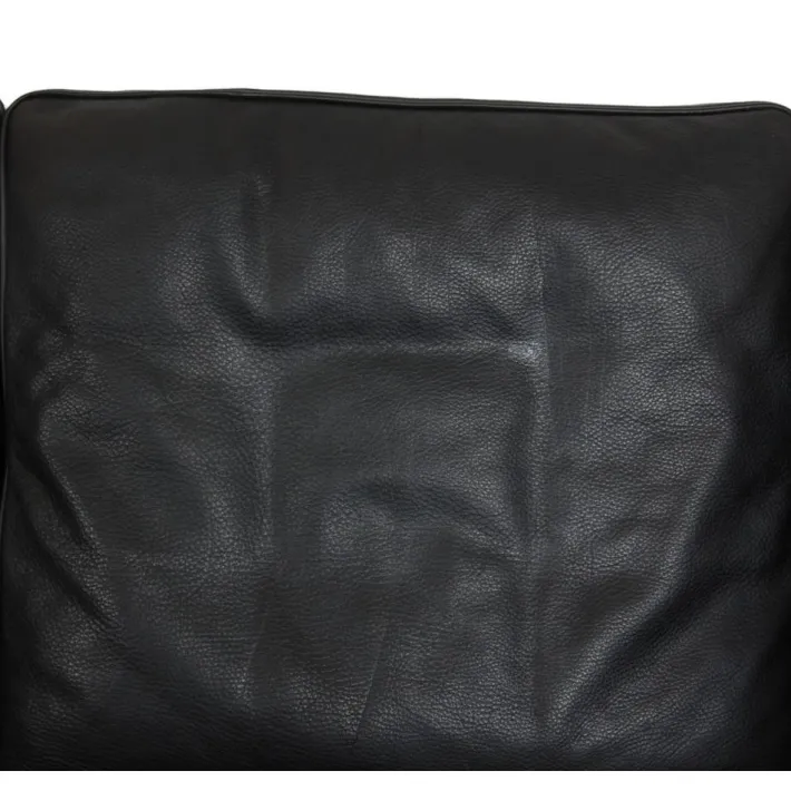 Pamono Model 2209 2-Seater Sofa in Black Leather by Børge Mogensen, 2000s, 1980s Discount