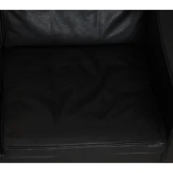 Pamono Model 2209 2-Seater Sofa in Black Leather by Børge Mogensen, 2000s, 1980s Discount