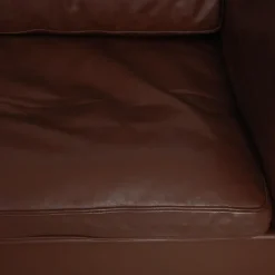 Pamono Model 2212 2-Seater Sofa in Brown Leather by Børge Mogensen, 1990s Sale