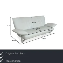 Pamono Model 1900 3-Seater Sofa in Leather from Rolf Benz Hot