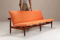Pamono Model 137 Sofa by Finn Juhl for France & Søn, Denmark, 1950s