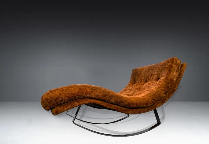 Pamono Model 1264 Wave Chaise Lounge by Adrian Pearsall for Craft Associates, 1960s Discount