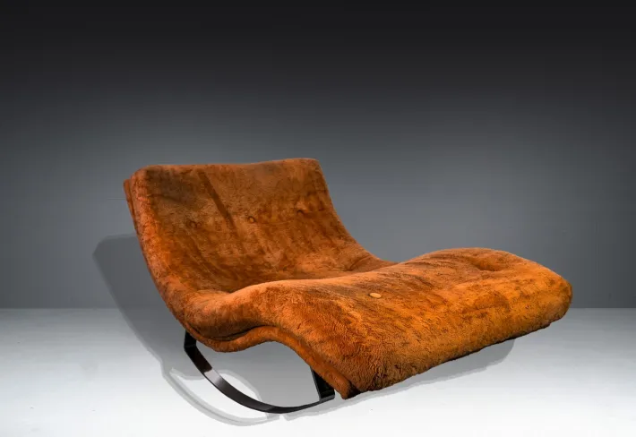 Pamono Model 1264 Wave Chaise Lounge by Adrian Pearsall for Craft Associates, 1960s Discount