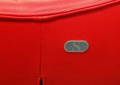 Pamono Model DS 151 Chaise Lounge in Red Leather and Steel by Jane Worthington for de Sede, Switzerland, 2000s Online