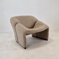 Pamono Model F580 Groovy Chair by Pierre Paulin for Artifort, 1966