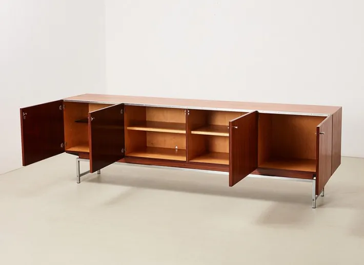 Pamono Model VDJ-245 Rosewood Sideboard by Kurt Gunther and Horst Brechmann for Fristho Netherlands, 1960s