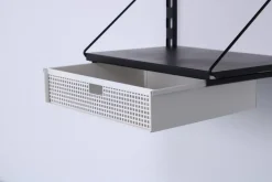 Pamono Modular Colored Metal Wall System by Tjerk Reijenga for Pilastro, 1950s, Set of 10 Hot