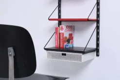 Pamono Modular Colored Metal Wall System by Tjerk Reijenga for Pilastro, 1950s, Set of 10 Hot