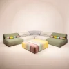 Pamono Modular Immobile Journey Sofa Modules from Studio Roche Bobois X Kenzo, 1990s, Set of 6
