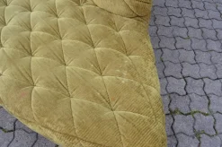 Pamono Modular Sofa in Olive Green Velvet by Laauser, 1970s, Set of 7 New