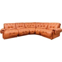 Pamono Modular Sofa in the style of Afra & Tobia Scarpa, 1970s, Set of 5 Online